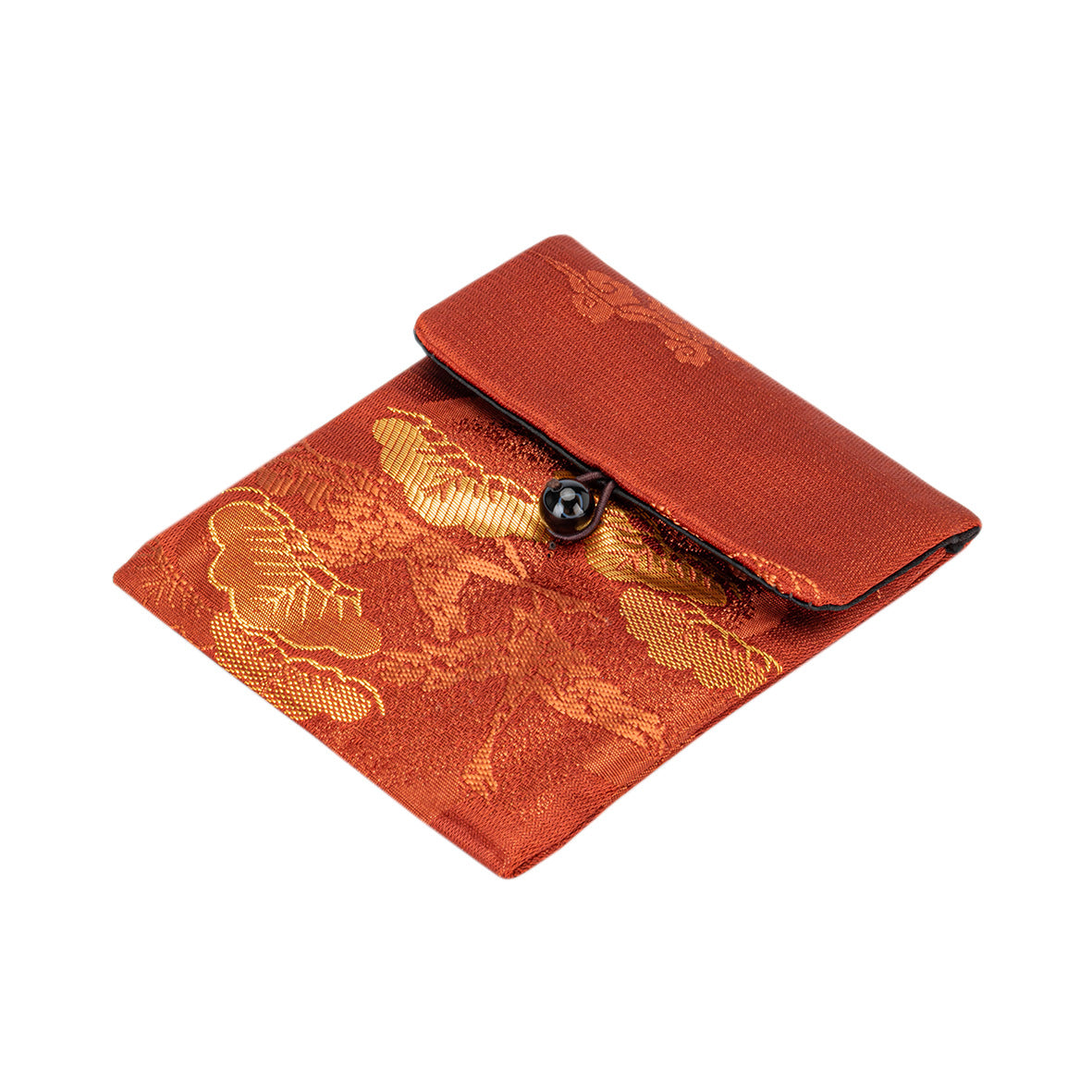 Brocade Jewelry & Trinket Pouch – Handmade Oriental Silk Brocade Storage Bag for Rings, Earrings & Collectibles
