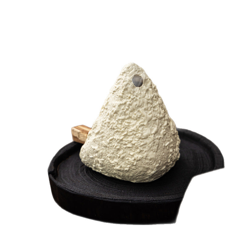 Ceramic Palo Santo Burner Small Fireplace Tabletop Ambiance Decoration Palo Santo Tray Incense Burner Aromatherapy Palo Santo Holder