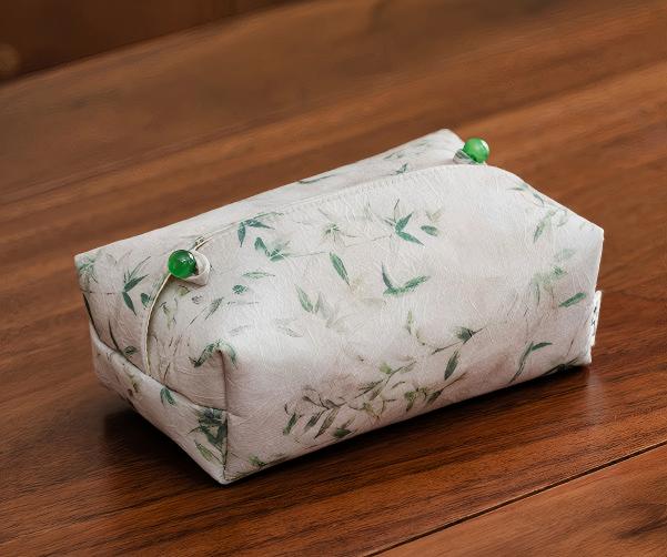 Oriental style brocade embroidery fabric tissue box living room car tissue box cover tea room tissue storage box cloth bag
