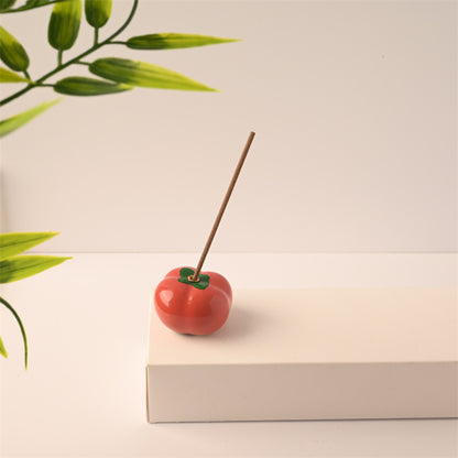 Modern Style Fruit-Shaped Incense Holder – Aromatherpy Plate for Stick Incense & Desktop Decor